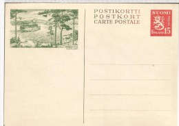 FINLANDIA ENTERO POSTAL KORPILAHTI BARCO - Ganzsachen