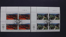 UNO-New York 625/6 Yv 605/6 Sc 601/2 Oo/FDC-cancelled EVB ´A´, UNESCO-Welterbe, Australien, China - Gebraucht
