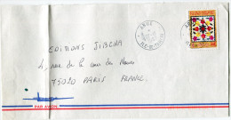 POLYNESIE LETTRE PAR AVION DEPART ARUE 22-10-1997 ILE-DE-TAHITI POUR LA FRANCE - Lettres & Documents