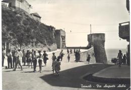 TERMOLI VIA AUGUSTO AUBRI VIAGGIATA FG PIEGA PARTE DX - Campobasso