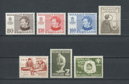 GROENLAND Année 1979 Complète N° 100/106 ** Neufs = MNH Luxe Cote 7,35 €  Jahrgang Full Year Ano Completo - Annate Complete