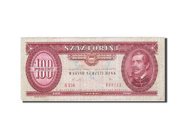 Billet, Hongrie, 100 Forint, 1957-1983, 1989-01-10, KM:171h, TB - Hongrie