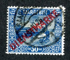 14685 - Saar 1922    Michel # 9 PF III (o) Signed Hoffmann BPP ( Cat. €10. ) - Service