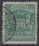 RHODESIA - 1890 10/- Coat Of Arms. Scott 15. Fine Used - Other & Unclassified