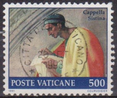 Michel Ange - VATICAN - Chapelle Sixtine: Lunette "Asa" - N° 897 - 1991 - Used Stamps