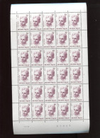 Belgie 1976 1828 Charles Bernard Journalist Luppi Full Sheet MNH Plaatnummer 1 - Ohne Zuordnung