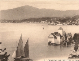 CHATEAU De CHILLON    Vue Prise De Villeneuve - Villeneuve