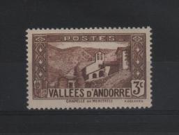 ANDORRE ANDORRA N°25 NEUF SANS CHARNIERE TTB ** - Sonstige & Ohne Zuordnung