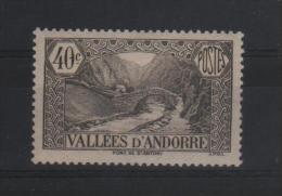 ANDORRE ANDORRA N°62 NEUF SANS CHARNIERE TTB ** - Sonstige & Ohne Zuordnung