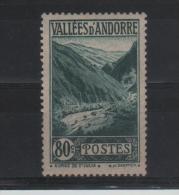 ANDORRE ANDORRA N°72 NEUF SANS CHARNIERE TTB ** - Sonstige & Ohne Zuordnung