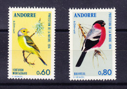 ANDORRE FRANCAIS Y&T 240/1 ** MNH .  (5R79) - Moineaux