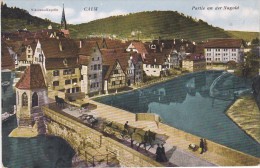 1362y: Nikolaus- Kapelle Calw, Partie An Der Nagold, Ungelaufen Ca. 1910 - Calw