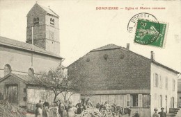 Dompière [88] Vosges - Eglise Et Maison Commune - Brouvelieures