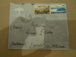 STORIA POSTALE -BUSTA COVER - ADDIS ABEBA    ITALIA      AEREA 1 LIRA + 50 CENT 1940 - Aethiopien