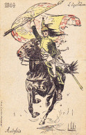 Illustrateur VALLET L.,l'équitation 1904, Uniforme, Cheval, - Vallet, L.