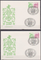 Berlin 1980 W 77 + W 78  Burgen Und Schlösser Auf Brief  ( D 3371 ) - Se-Tenant