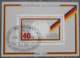 BLOC RFA - 25 Jahre Bundesrepublik Deutschland - 15.05.1974 - Autres & Non Classés