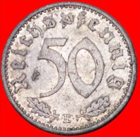 ★SWASTIKA: GERMANY ★ 50 PFENNIG 1939E! LOW START★ NO RESERVE! Second World War (1939-1945) - 50 Reichspfennig