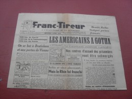 Franc Tireur  Mercredi  4  Avril 1945 - Sonstige & Ohne Zuordnung