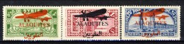 Alaouites Posta Aerea 1929 Timbres De Syrie 1925 Surchargés N. 14-16 Serie MLH Catalogo € 46 - Neufs