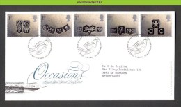 Nbd0328b GELEGENHEIDSZEGELS OCCASIONS WELCOME CHEERS THANKS VOGELS BIRDS DUIF PIGEON TAUBE GREAT BRITAIN 2001 FDC - 2001-2010 Dezimalausgaben