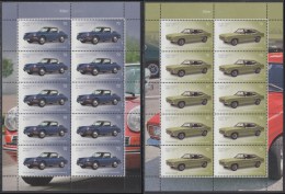 !a! GERMANY 2016 Mi. 3201-3202 MNH SET Of 2 SHEETS(each 10) - Classic German Cars - 2011-2020