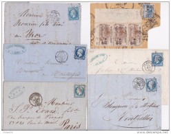 FRANCE  LETTRES ET ORPHELINS SUR FRAGMENT - Collections