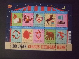 Nederland 2011   MNH Nvph Nr V 2868-2877 100 Jaar Circus Renz - Ungebraucht