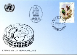 ONU Genève 2015 - Blue Card VERONAFIL 27-29 Novembre 2015 - Maximum Cards