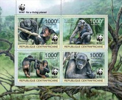 Central African Republic. 2012 Chimpanzee. (201a) - Schimpansen