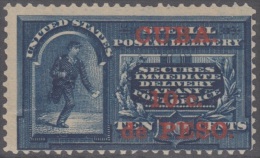 1899-115 CUBA US OCCUPATION. 1899. Ed.29. 10c MENSAJERO AZUL SIN GOMA. - Neufs