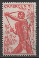 CAMEROUN 1946 Bowman - 3f. - Red FU - Oblitérés