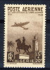 Algeria Posta Aerea 1949 Anniversario Francobolli Algerini N. 13 Fr. 15+20  MNH Catalogo € 5,75 - Poste Aérienne