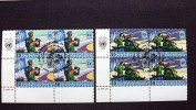 UNO New York 785/6 Oo/FDC-cancelled EVB ´C´, 50 Jahre Friedenserhaltende Maßnahmen Der UNO - Used Stamps