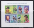 Congo 2006  Les  Champions Cyclistes M/s IMPERFORATED  ** Mnh (26881) - Nuevos