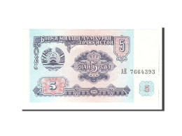 Billet, Tajikistan, 5 Rubles, 1994, Undated, KM:2a, NEUF - Tadschikistan