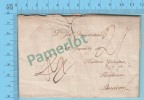 Stampless 1808 ( Cover Cachet,Dumfries 341 D , Inside : Dr To T. Write  Master Mathematical School OF Dumfries ) 2 Scans - ...-1840 Préphilatélie