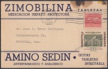 1956-H-22 CUBA REPUBLICA. 1957. 2c RETIRO DE COMUNICACIONES. TARJETA DE VISITA MEDICA. RARA. - Briefe U. Dokumente