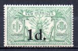 5/ Nouvelles Hebrides :  N° 77 Neuf X   , Cote : 6,00 € , Disperse Belle Collection ! - Unused Stamps