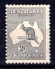 Australia 1915 Kangaroo 2d Grey 2nd Watermark MH - Mint Stamps