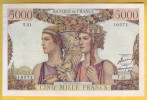 BILLET FRANCAIS - 5000 Francs Terre Et Mer 10.3.1949 SUP+ - 5 000 F 1949-1957 ''Terre Et Mer''