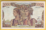 BILLET FRANCAIS - 5000 Francs Terre Et Mer 3.11.1949 SUP - 5 000 F 1949-1957 ''Terre Et Mer''