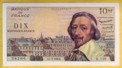 BILLET FRANCAIS - Billet Fauté - 10 NF Richelieu 1.9.1960 SPL . - Fehlprägungen