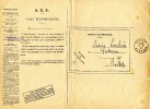 PTT, 1931,Taxes Téléphoniques, 1931, Rodez, Cachet, Relevé Détaillé Au Verso, Usine Loubière Pessens - Telegraph And Telephone