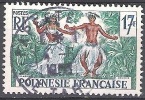 Polynésie Française 1960 Michel 18 O Cote (2005) 3.70 € Danseurs Tahitiens Cachet Rond - Oblitérés