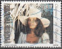 Polynésie Française 1983 Michel 377 O Cote (2005) 0.50 € Femme Avec Chapeau Cachet Rond - Oblitérés