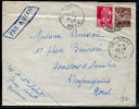 ALGERIE - N° 178 + 234 / LETTRE AVION DE NEDROMA LE 23/6/1945 POUR LE NORD - TB - Luftpost