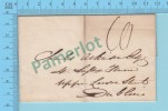 Stampless Folded Letter  Irlande ( Cover Cachet, Youghal, Au 8 1839 -> Dublin, + Special Red Postmark = 3M AU 3 39 ) - Vorphilatelie