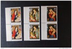 Burundi 1977 PA 484 à 486 BDF En Bloc De Deux   Dentelé MNH** Noël Avec Surcharge - Unused Stamps