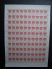 RUSSIA1988  MNH (**)YVERT5581 Standard.the Coat Of Arms. Sheet Of 100 Stamps.la Norme.le Blason De La - Full Sheets